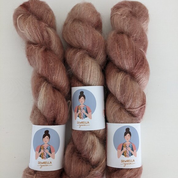 Sewrella Other - Light Brown Silk Mohair Yarn Sewrella